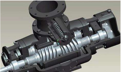 螺桿真空泵主機圖
