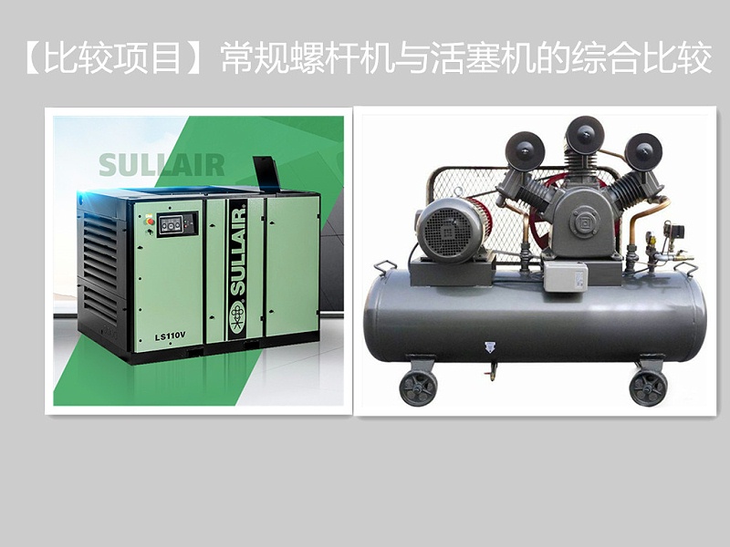 壽力螺桿空壓機(jī)與活塞機(jī)的比較